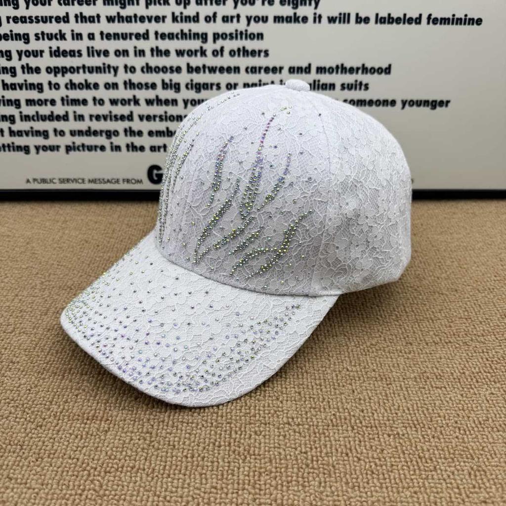 Hot-selling Gentle Wind Lace Baseball Cap Women's Mesh Yarn Breathable Comfortable Versatile Daily Commute UV Protection Cap