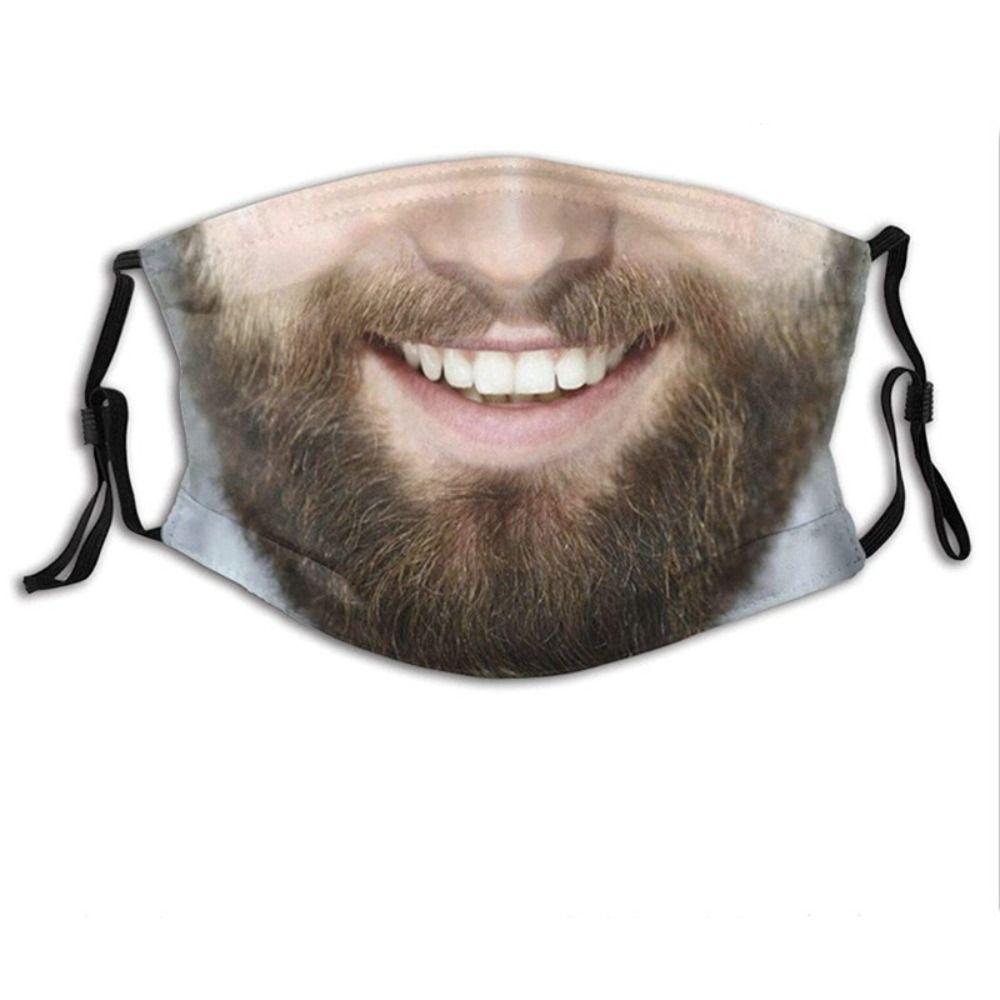 Personality Funny Printed Mask Facial Expression Party Cosplay Mask Winter Outdoor