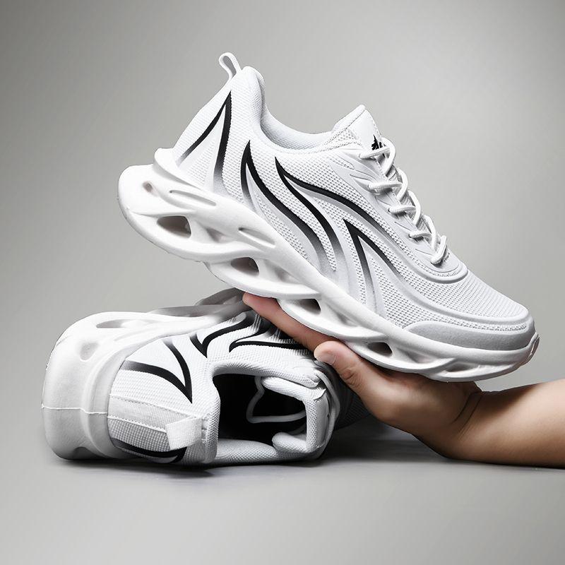 Mesh Upper Breathable Running Men's Casual Sneakers Jogging Athletic Outdoor Original Fashion Walking Summer Male Sports Shoes