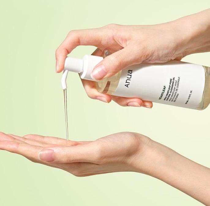 Anua Olejek oczyszczający Heartleaf Pore Control 350ml – Koreański płyn do demakijażu dla skóry wrażliwej i tłustej