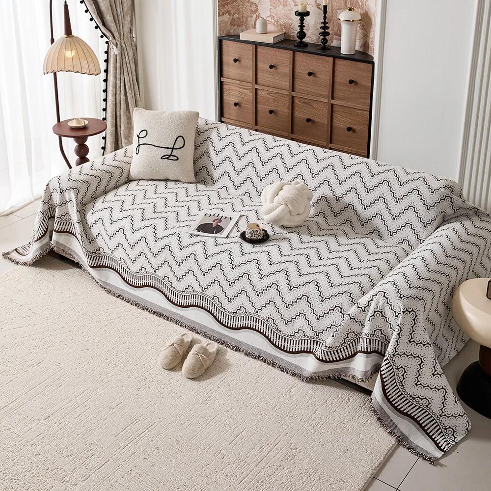 2025 New Chenille Sofa Towel Four Seasons Universal Modern Simple Non-slip Cushion All-match Fabric Sofa Cover