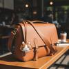 Doll Kitten Cat Leather Keychain Leather Animal Bag Hanging Cat Leather Pendant  Outdoor
