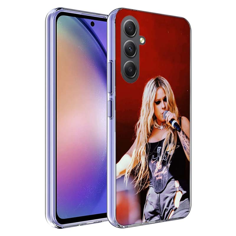 Singer Avril Lavigne Phone Case for Samsung A17 A37 A57 A07 A16 A26 A36 A56 A06 A02S A12 A22 A32 A52S A04S A14 A24 A34 A54 A03 A