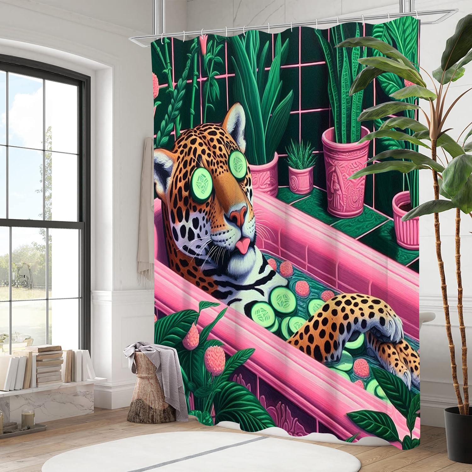 

Animal Cats Pattern Bathing Curtain Bathroom Shower Curtain Waterproof With 12 Hooks Home Deco Free Ship 180x180cm curtain зелений