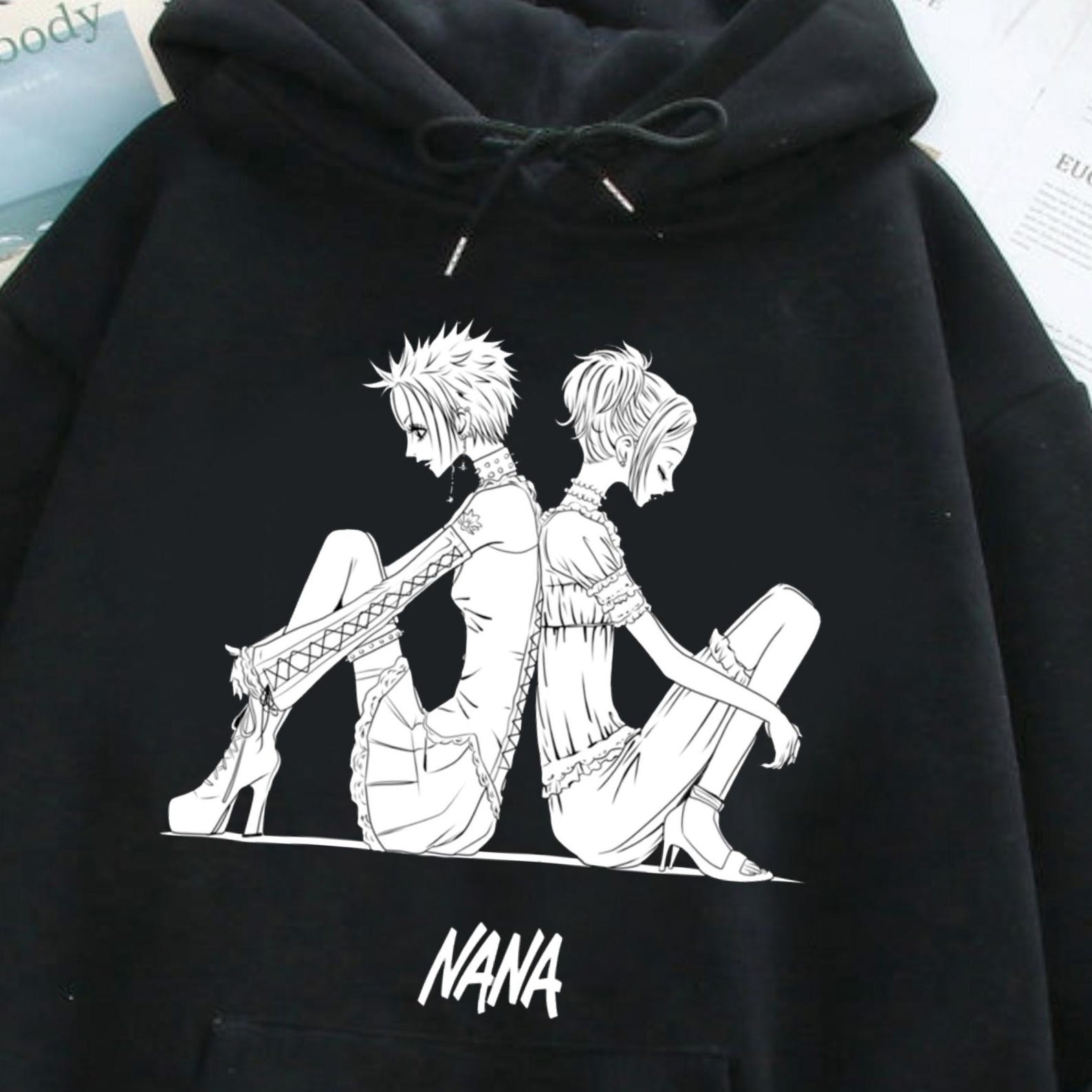 Unisex, Nana Anime Hoodie, Manga Lover T-Shirt, Graphic Tee, Otaku Ropa, Music Band Anime Clothing Merch Gift, Manga Trapnest Band Hoodie 3XL