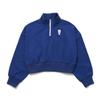 Blu Dot Oversized Half Zip Sweatshirt Bl