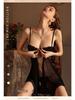 Man Yan Lace Underwire Push-Up Camisole Nightgown Set