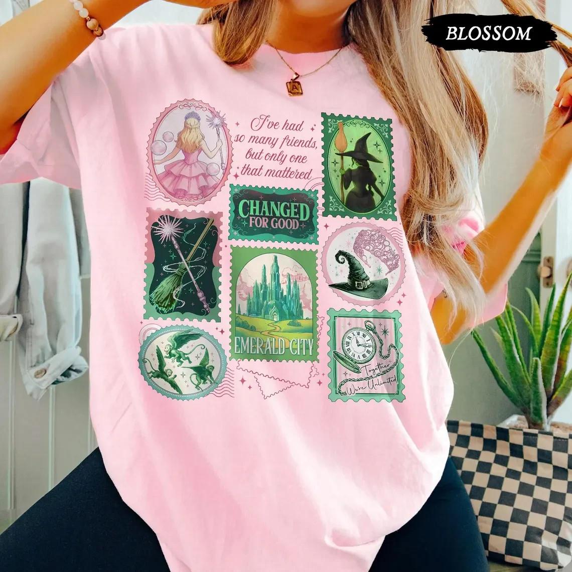 Wicked Changed For Good Comfort Colors Shirt Wizard Defying Gravity Tee Retro XXL