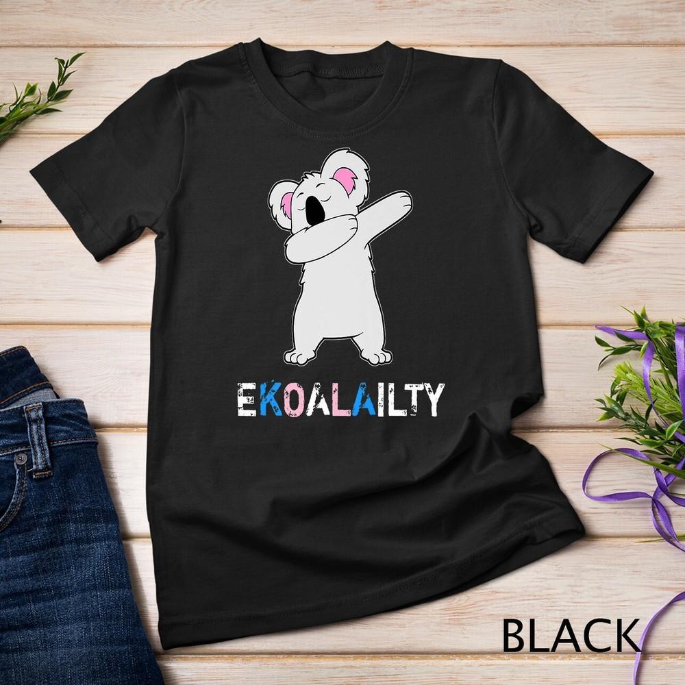 Dabbing Koala Bear Transgender Pride Ekoalaity LBGTQ Premium Unisex T-shirt