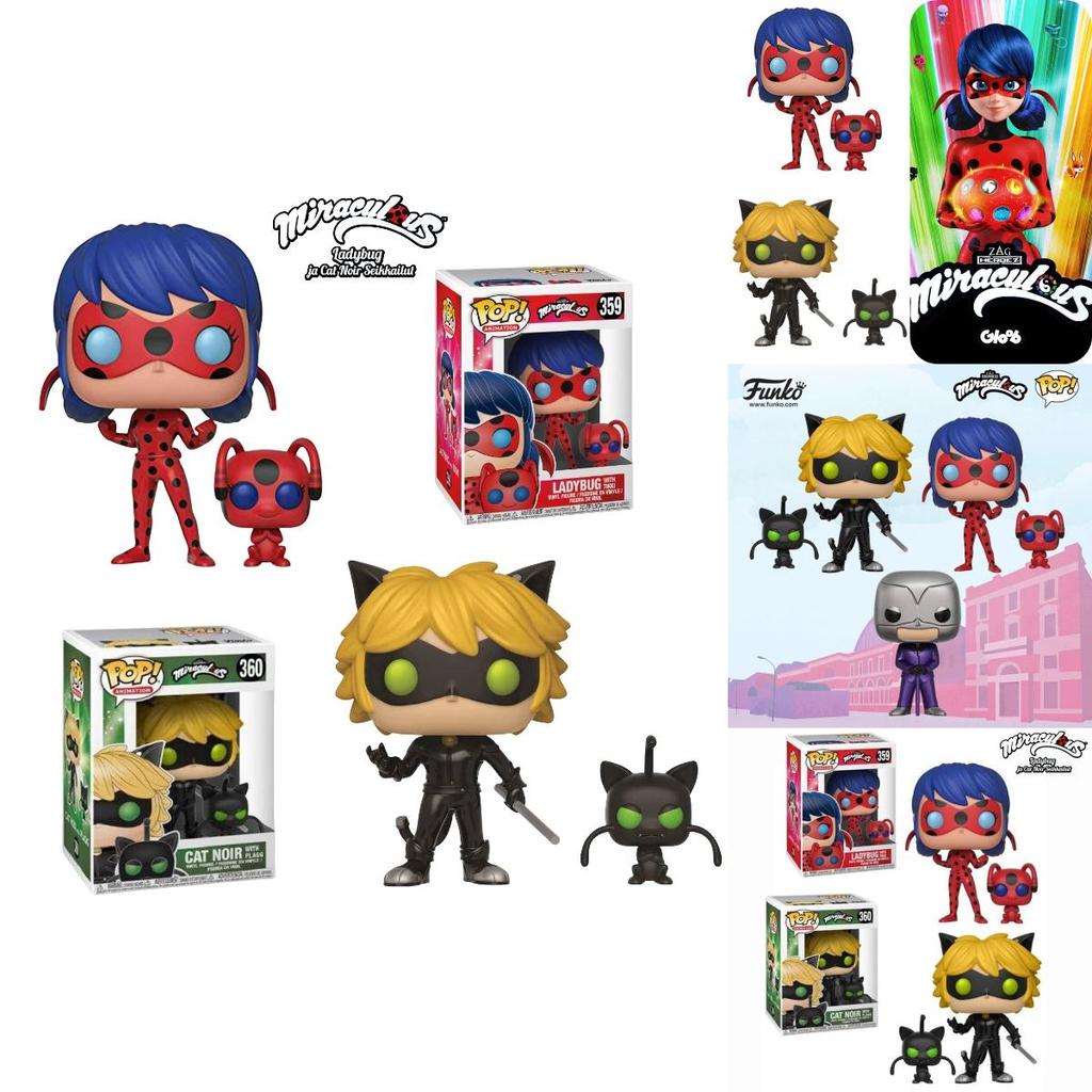 Ladybug Catnoir Pvc Model Toy Collectible Figure For Young Adults Years) 9cm Size