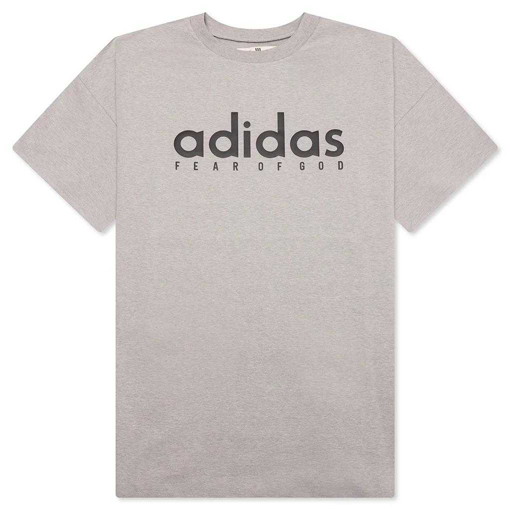 Adidas Originals X Fear Of God Athletics Collaboration FW25 QDJ Quick-Dry Knitted Crew Neck Short Sleeve T-Shirt Unisex Tops JZ4894