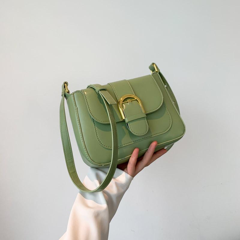 Trendy Minimalist Small Square Bag For Women Stylish Casual Crossbody Handbag In Black Beige Pink Green Blue