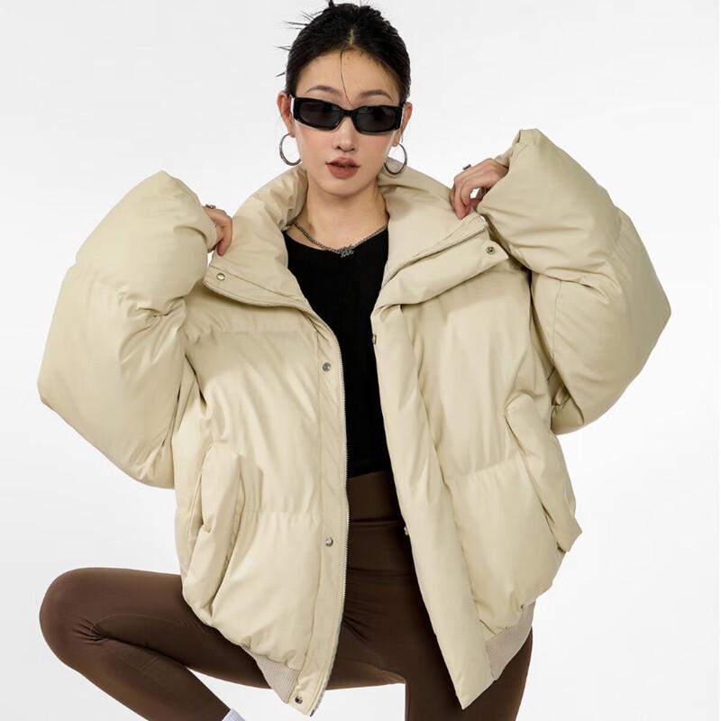 

ICH MODE Women s Retro Short Padded Winter Jacket XL