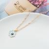 Retro Dripping Yang Tai Chi Necklace Pendant Necklace Fashion Trend Girl Necklace Temperament Necklace