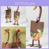 Outdoor Art Piece With Cute Duck Figurine For Yard And Patio Decoration