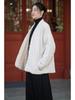 Retro Quilt Cotton Linen Jacket with Handmade Frog Buttons for Women