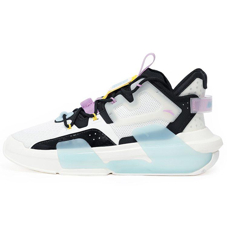 Anta Bastard 3 Abrasion Resistant Slip Resistant Low Top Skateboard Shoes Women's White Black Blue 122138081-4