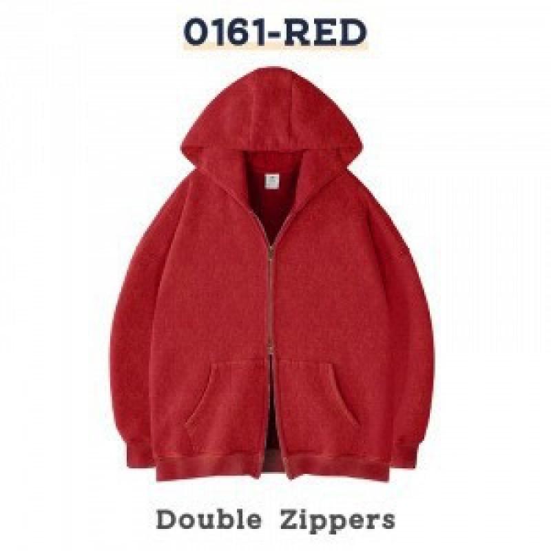 Unisex Casual Zip-Up Hoodie Men Women