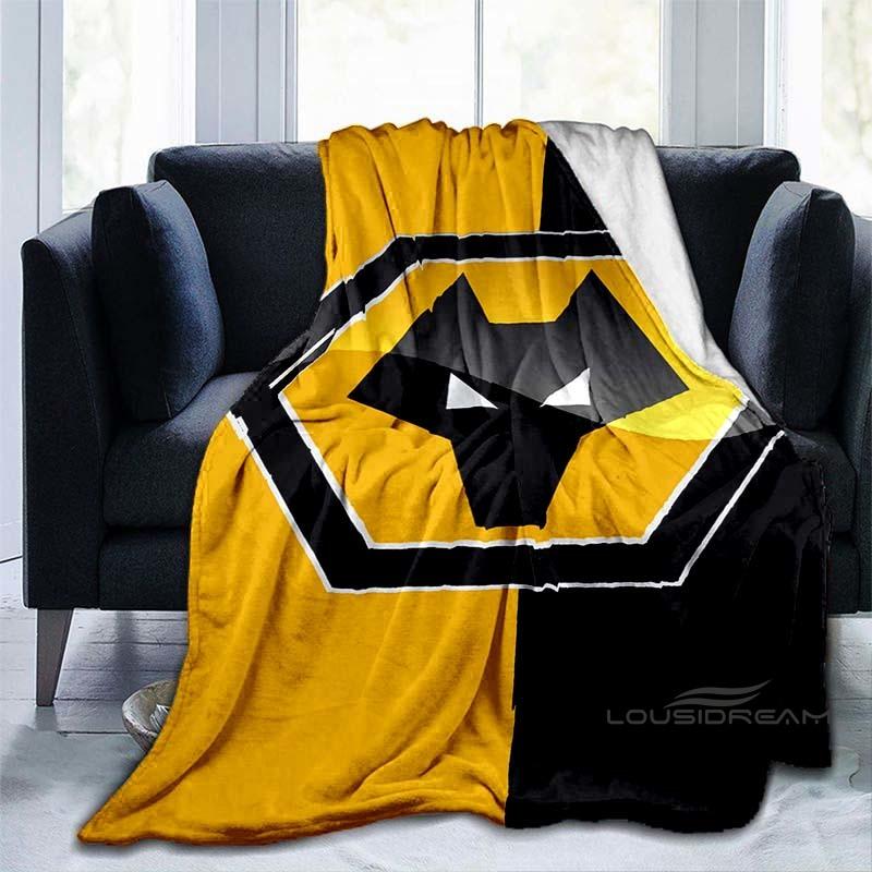 Customizable Wolf 3D Printed Sofa Blanket Living Room Bedroom Study Shawl Super Soft Warm Blanket Birthday Gift