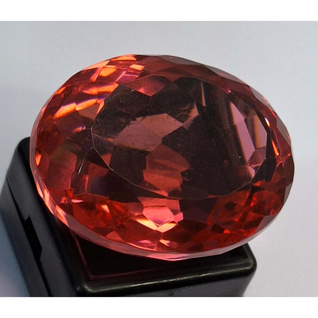 Natural Padparadscha Sapphire Oval Cut 179-181 Ct Stunning Certified Gemstone