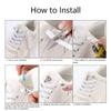 Flats Elastic Laces for Sports Tennis Magnetic Lock Shoelace Without Tying 8mm Thick Men No Tie Shoe Laces Shoes Accessories