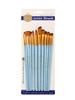12-Piece Acrylic, Watercolor, and Oil Paint Brush Set – No Shed, Includes 13 Gouache Brushes
