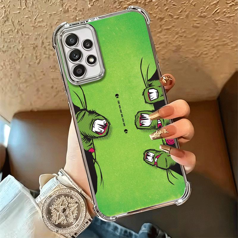 Horror Zombie Skeleton Green Soft Phone Case For Samsung A17 A27 A07 A37 A57 A16 A56 A15 A55 A14 A54 A13 A53 A26 A36 A25 A35 A24