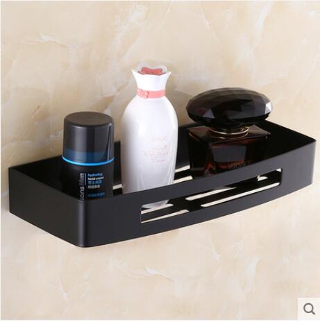 

Wall Mounted Black/Gold/Rose Gold/White Square Bathroom Shelf Soap Basket Bath Shower Shelf Soap Basket Holder building material