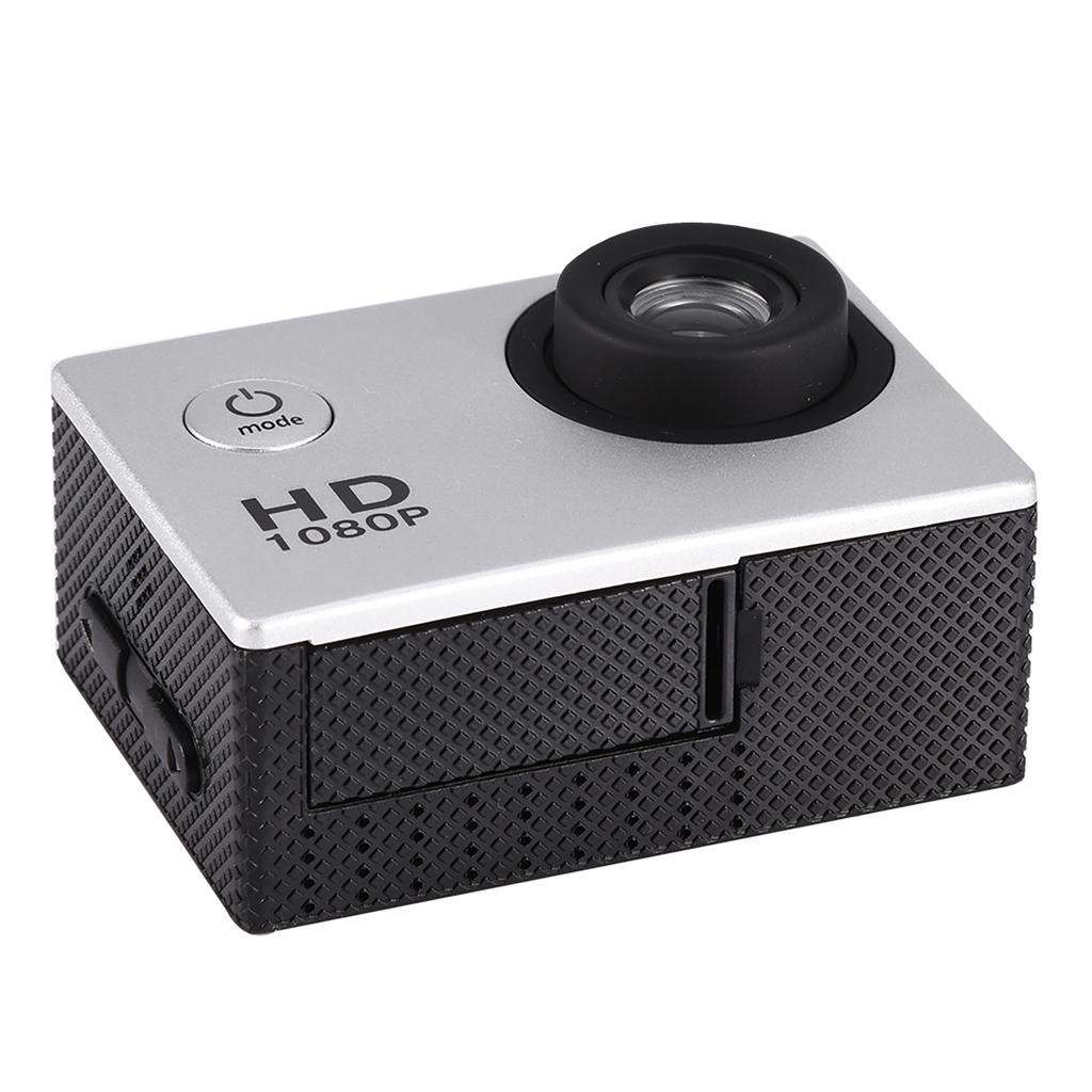 Waterproof Outdoor Cycling Sports Mini DV Action Camera Camcorder (Silver)