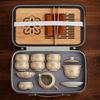 Dunhuang Tang Rhyme Ru Kiln Travel Tea Set