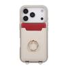 Lychee Colorblock Card Holder Case for iPhone 17 Pro Max
