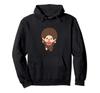 Monchhichi grafisk hettegenser