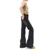 Women's Vintage Distressed Low Waist Slim Fit Micro Flare Jeans - 2025 Autumn Collection