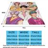 1PC Kpop Demon Hunters Patterned Flannel Blanket Suitable For All Seasons For Home Decor Warmth And Comfort Gifts Holiday Present