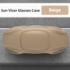 Car Glasses Box Portable Eyeglass Case Sunglasses Holder Driver Co-Pilot Storage Box Eyewear Frame Sunshade Board Car Accessory