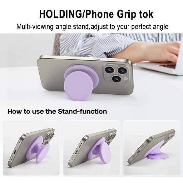 Grippopso Pop Magnetic Cellphone Grip Socket Holder Stand NEW Silicone Griptok For Magsafe Accessories Smart Phone Bracket 5