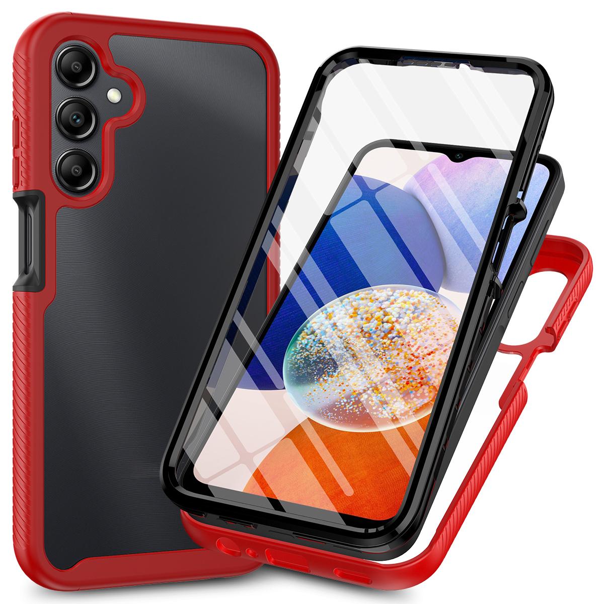 

Для Samsung Galaxy A26 5G/A16 5G/A16 4G Чохол PC+TPU Прозора накладка на телефон з ПЕТ-плівкою для екрану D