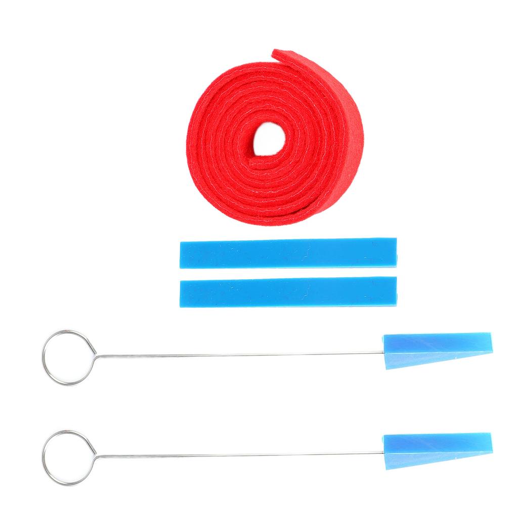 Piano Tuning Tool Kit Wool Felt Temperament Strip Triangular Rubber Mute Blocks Piano Accessories