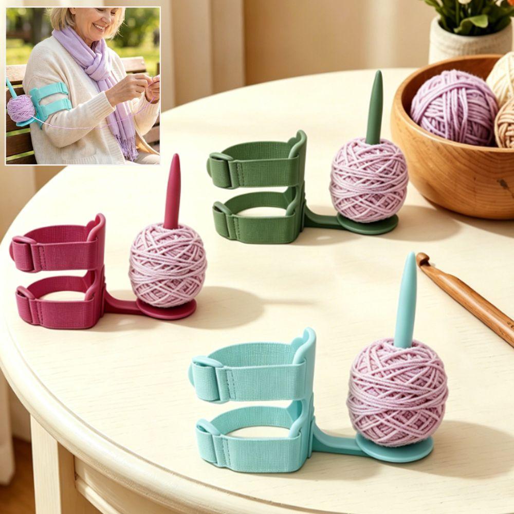 Adjustable Straps Yarn Holder Plastic Yarn Dispenser New Arm Yarn Holder