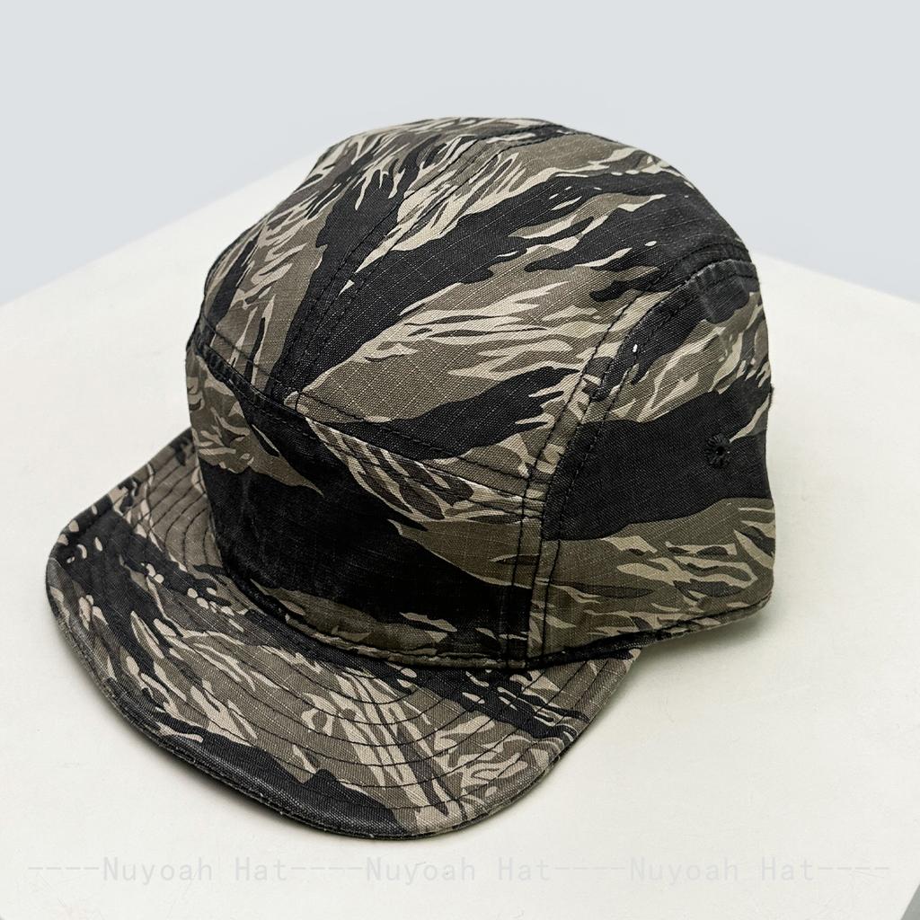 New Men Women American Retro Camouflage Solid Baseball Hats Sunshade Personal Versatile Short Flat Eaves Peaked Caps Fashion Ins