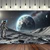 Hintergrund mit Perspektive von Erde und Mond, Fotostudio, Wohnzimmer, Hintergrundtuch im Thema Festival im Freien