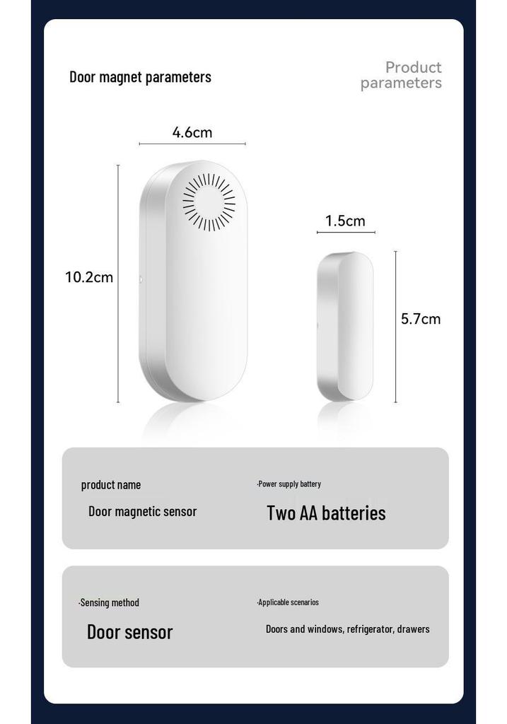 AE66 Wireless Motion Detector Alarm System for Home and Shop Security