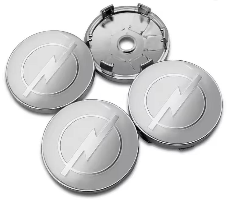 4 Stück 60mm Auto Radnabenkappen ABS 3M Klebstoff Kratzfest Für Opel Astra j Insignia Astra g Corsa Zafira b Mokka Vivaro Meriva