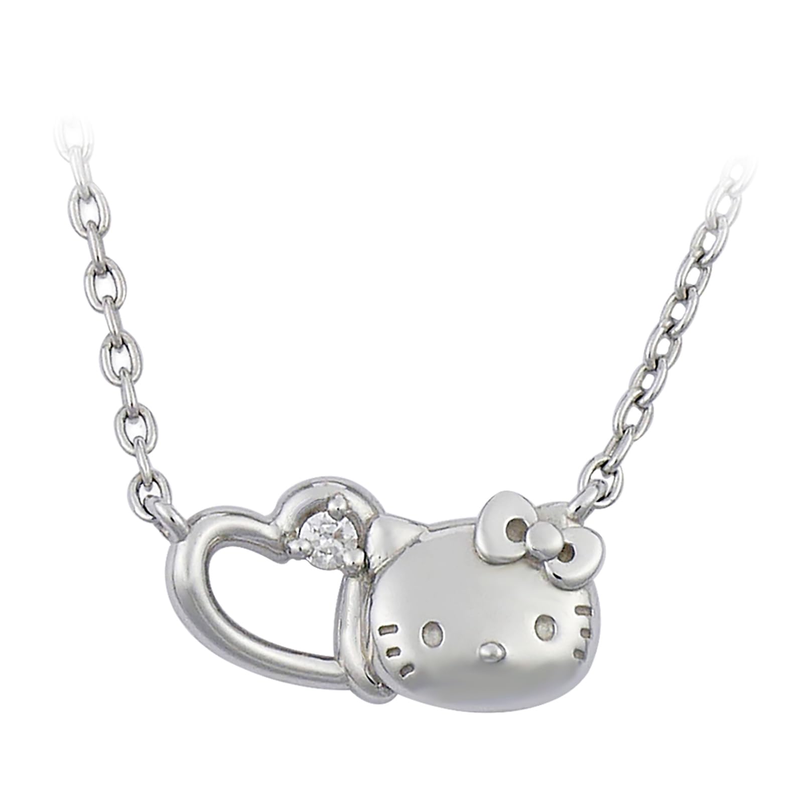 

Кітті 50th Petit Heart Necklace Ювелірний подарунок Аксесуар [HELLO KITTY] [Hello Anniversary] Жінки (Срібло) срібний