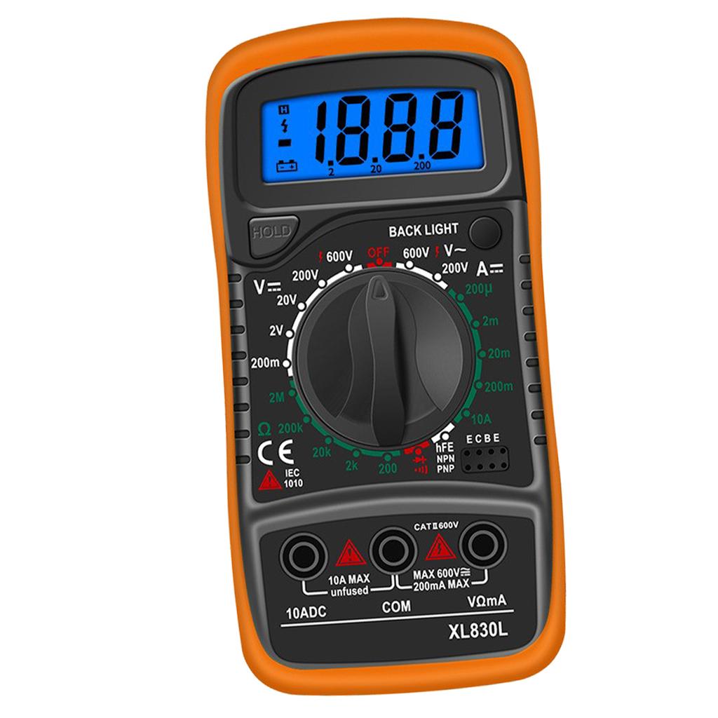 Digital Display Multimeter High Accuracy Voltage Current Resistance Meter Voltmeter Ammeter
