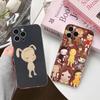 Anime Yoshitomo Nara Phone Case for iPhone 17 16 15 14 13 12 11 X XR XS Air Pro Max Plus Mini Clear Colorful Cover Luxury Pretty