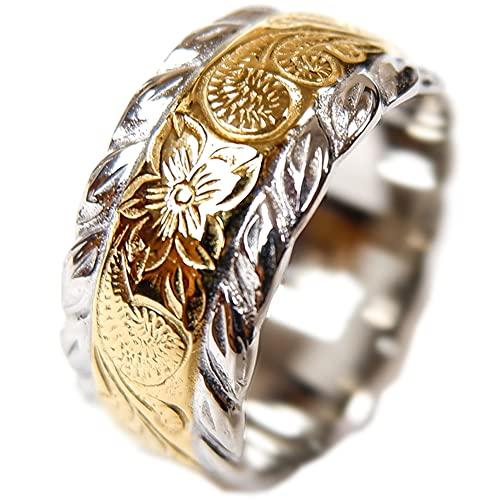 

July Hawaiian Jewelry Ring for Men, Yellow Gold, Perfect for Anniversaries, Birthdays, or as a Gift, Size 11