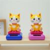 Cat Ornaments Dashboard Shake Head Figure Birthday Gift Windowsill Decoration Solar Powered Cat Dashboard Toy