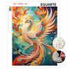 Pearl Painting 5D DIY Colorful Phoenix Gemstone Art Diamond Painting Kit for Adults/Beginners Gift Ideas Home Decor Wall Art Craft
