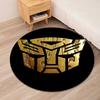 Transformers Printed Round Rug Carpet Chair Rug Area Rug Entryway Doormats,for Office Chair Living Room Bedroom Kitchen Room.